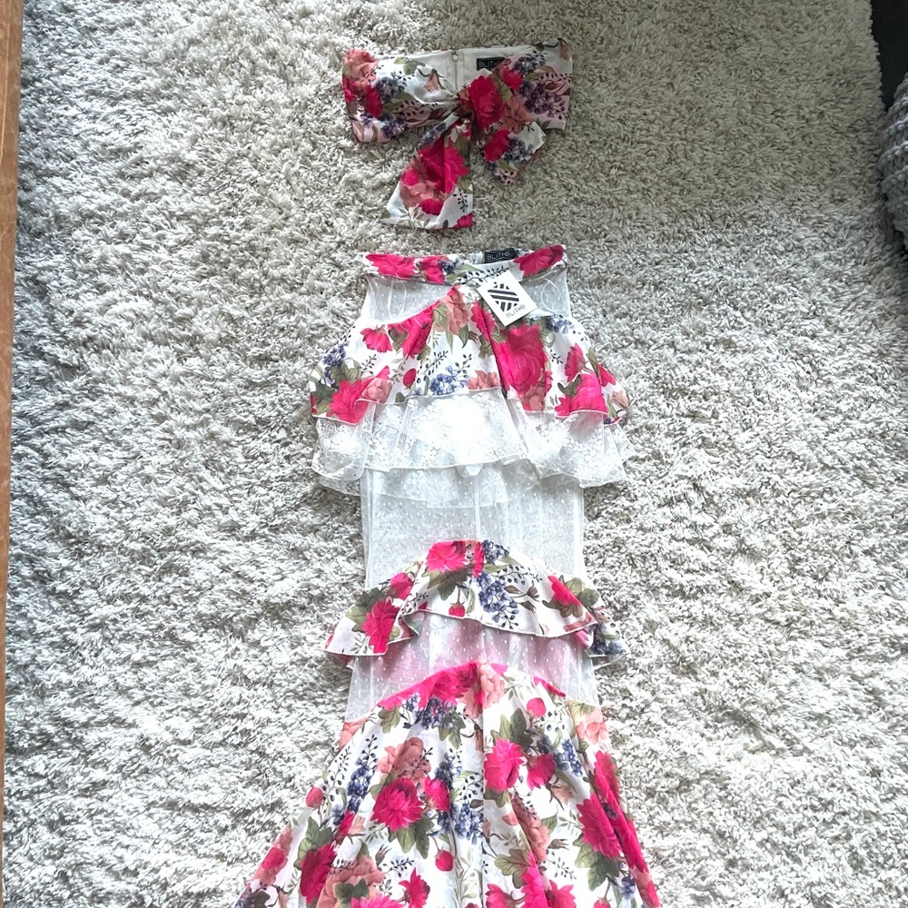 Floral two piece set